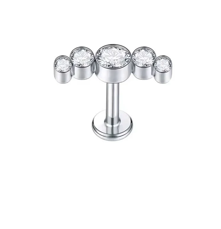 Quint Flat Back Stud - SKYRYL