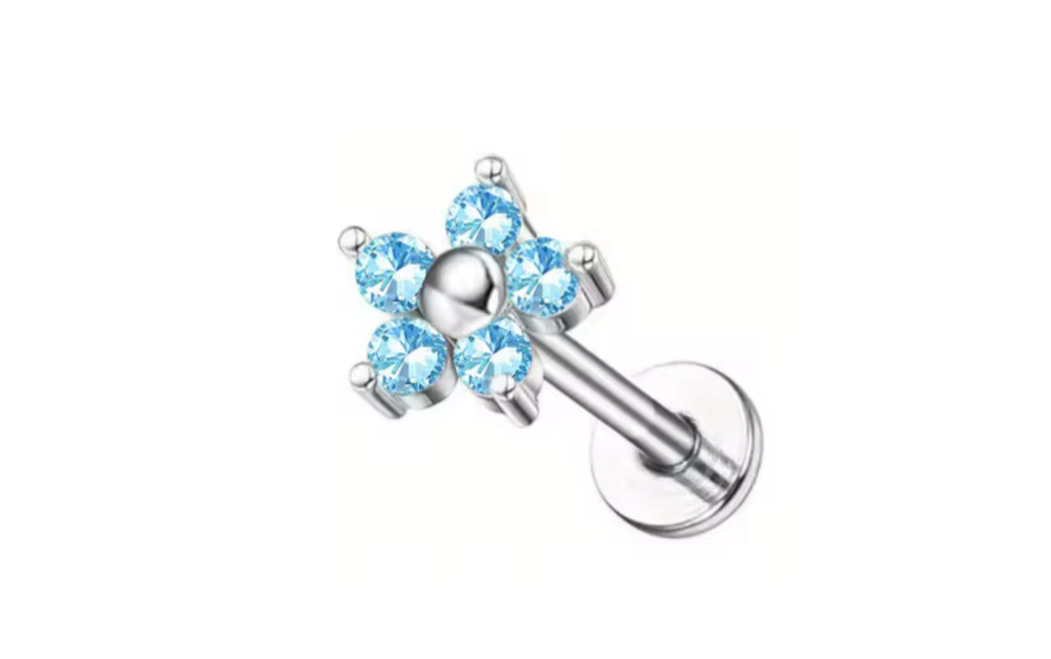 Petal Flat Back Stud