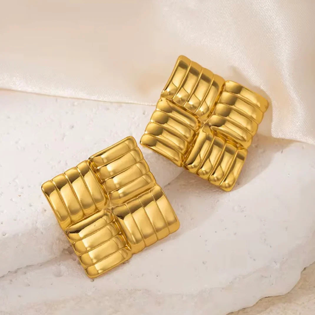 Gridlock Earrings - SKYRYL