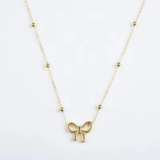 Belle Bow Necklace