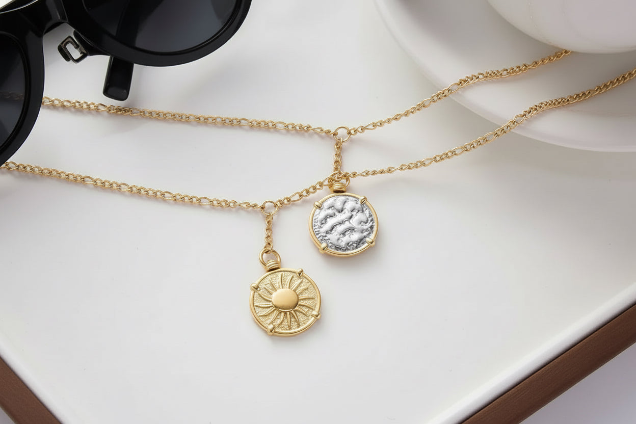 Solaris Medallion Necklace - SKYRYL