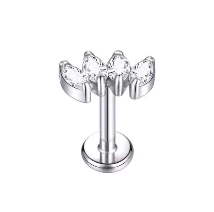 Lotus Flat Back Studs - SKYRYL