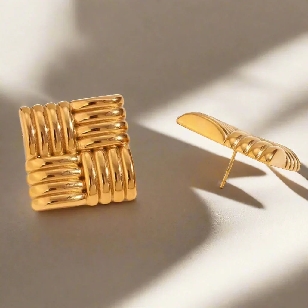 Gridlock Earrings - SKYRYL