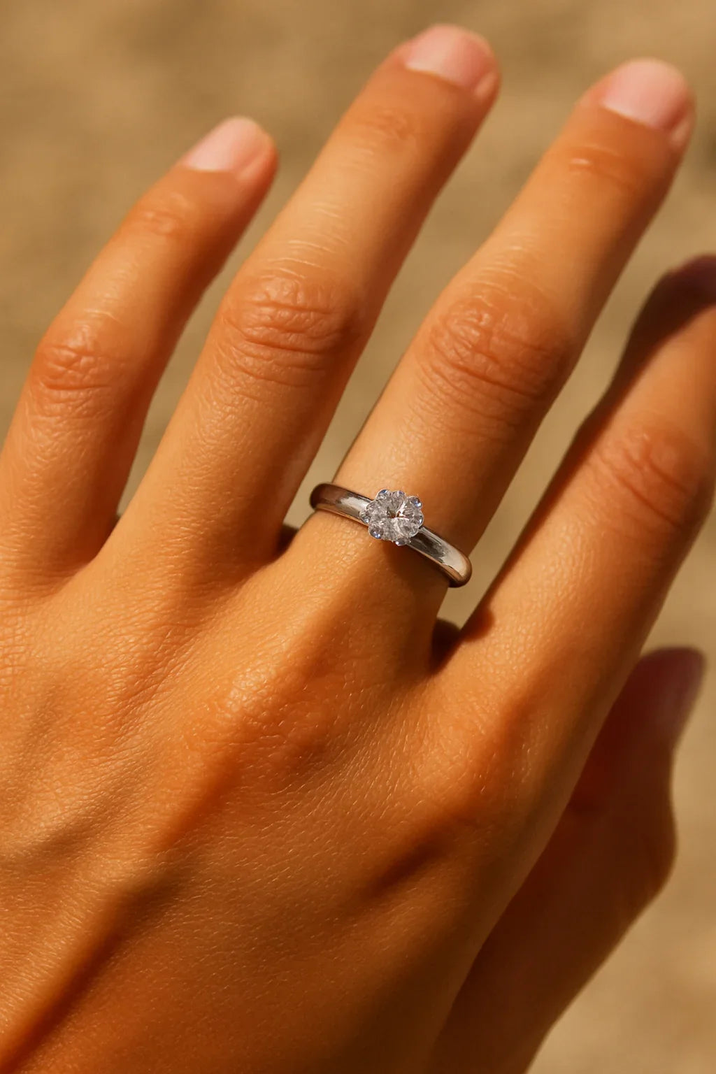 Diamond Verta Band Ring - SKYRYL