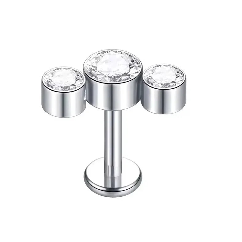 Ella Cluster Flat Back Stud - SKYRYL