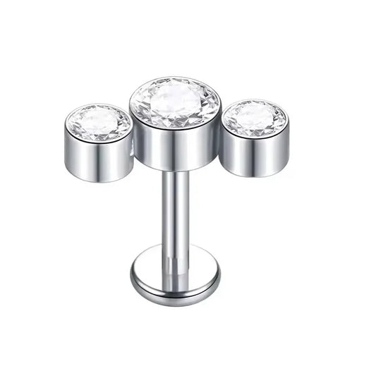 Ella Cluster Flat Back Stud - SKYRYL