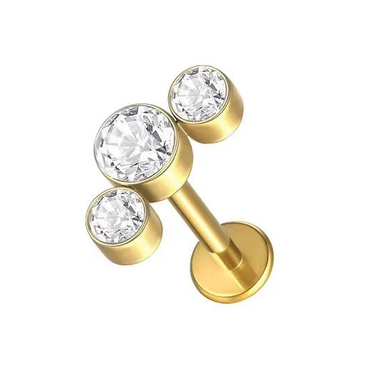 Ella Cluster Flat Back Stud - SKYRYL