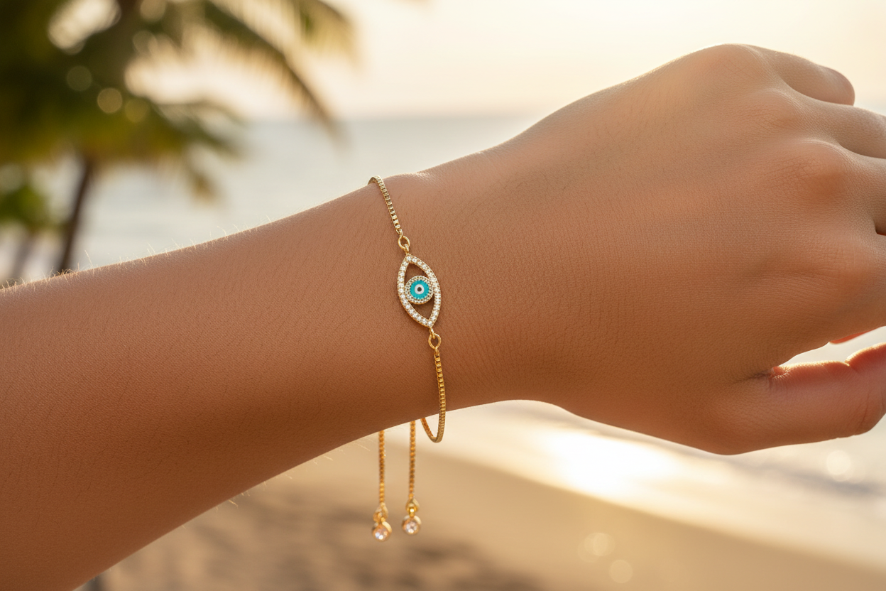 Golden Eye Bracelet