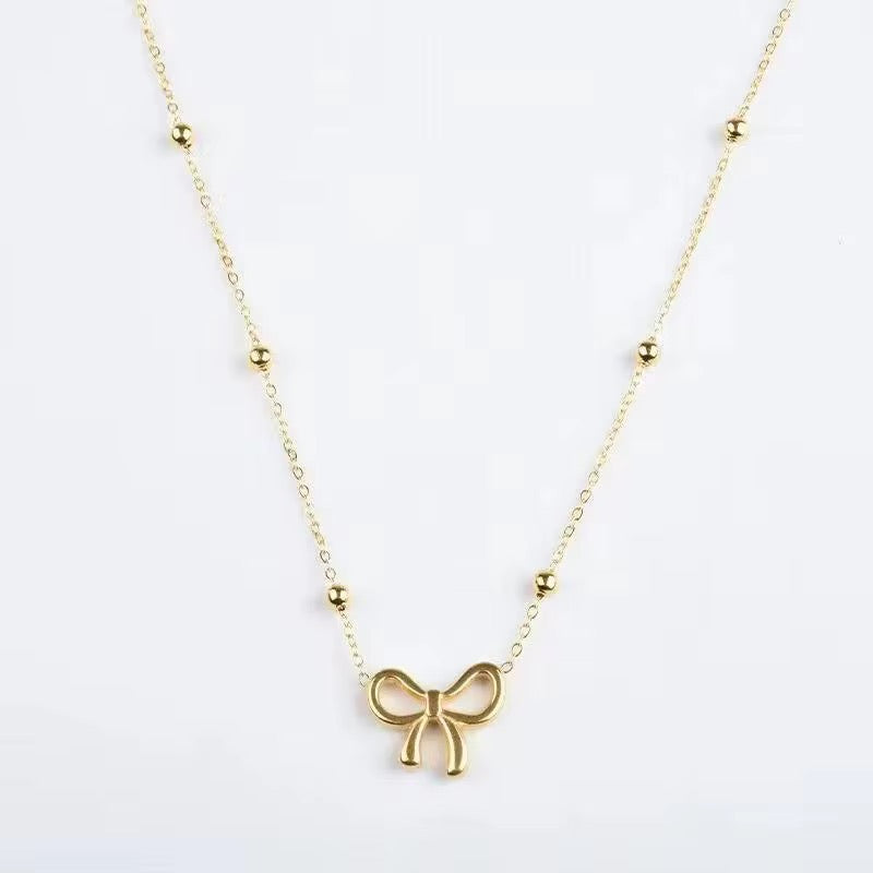 Belle Bow Necklace