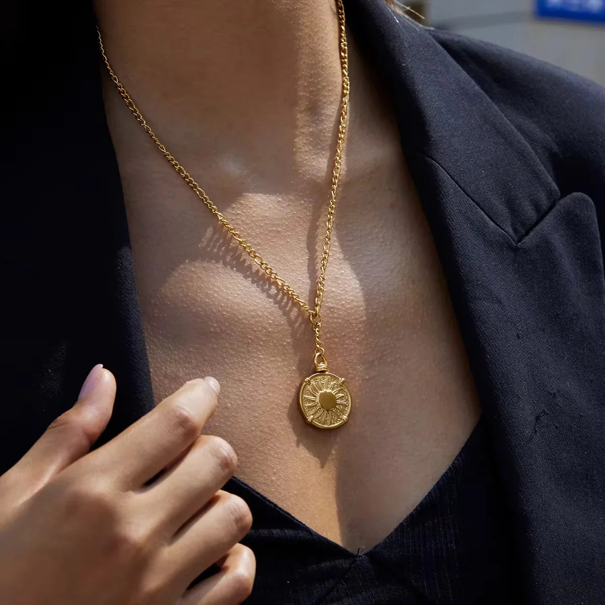 Solaris Medallion Necklace - SKYRYL