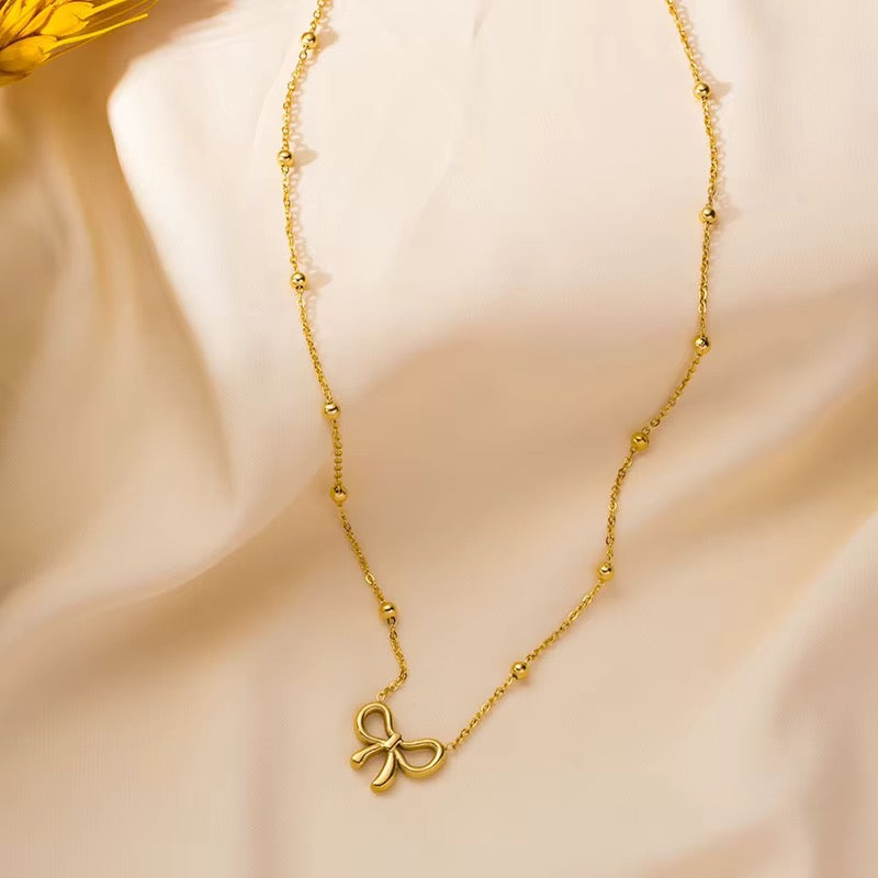 Belle Bow Necklace