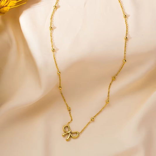 Belle Bow Necklace