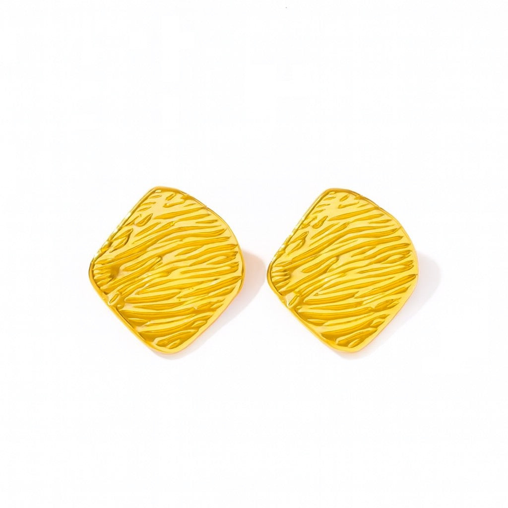 Ripple Square Studs