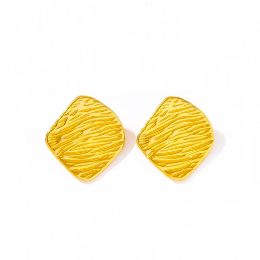 Ripple Square Studs
