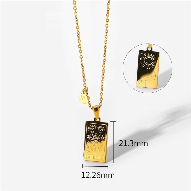 Zodiac Amulet Necklace