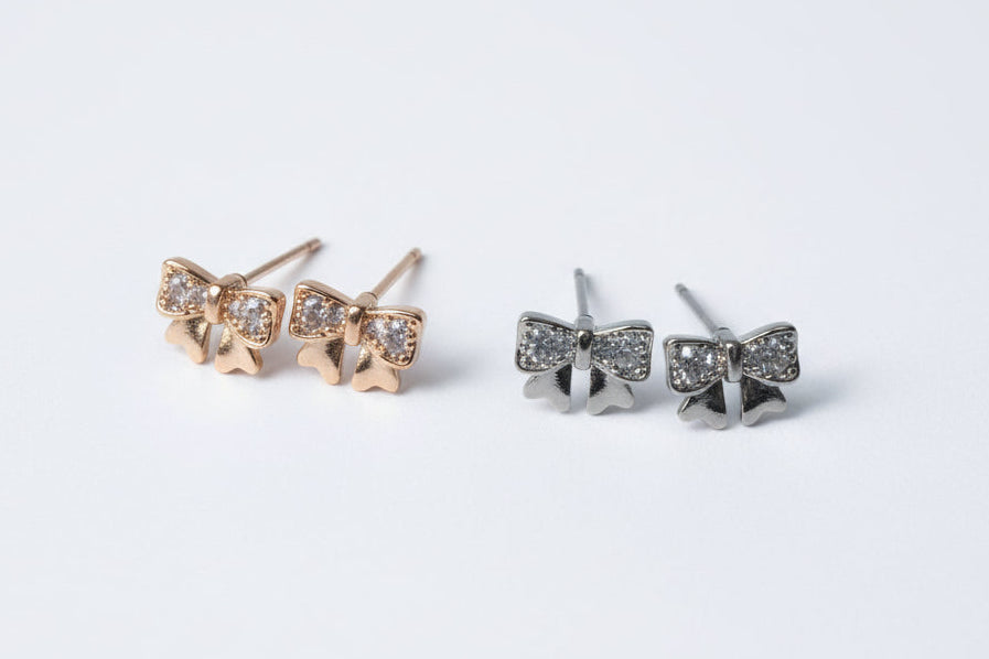 Mini Belle Bow Studs